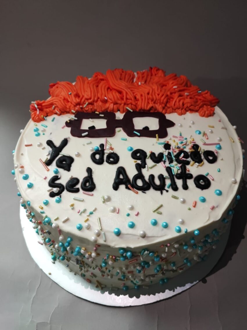 Pastel "Ya Do Quiedo Sed Adulto" - Imagen 4